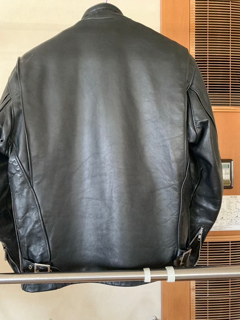 ショット schott レザージャケット ボアライナー付属 38 革　ライダース