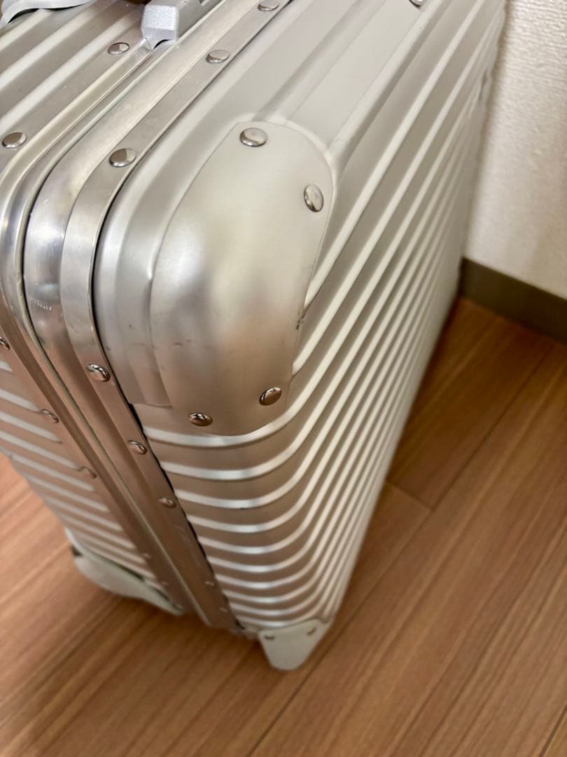 【希少 】リモワ トパーズ ビジネストローリー ルフトハンザ 747-8 アルミ