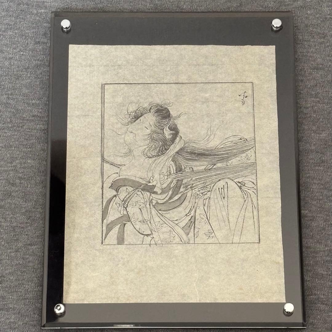 伊藤晴雨「緊縛女性」アクリルケース保存