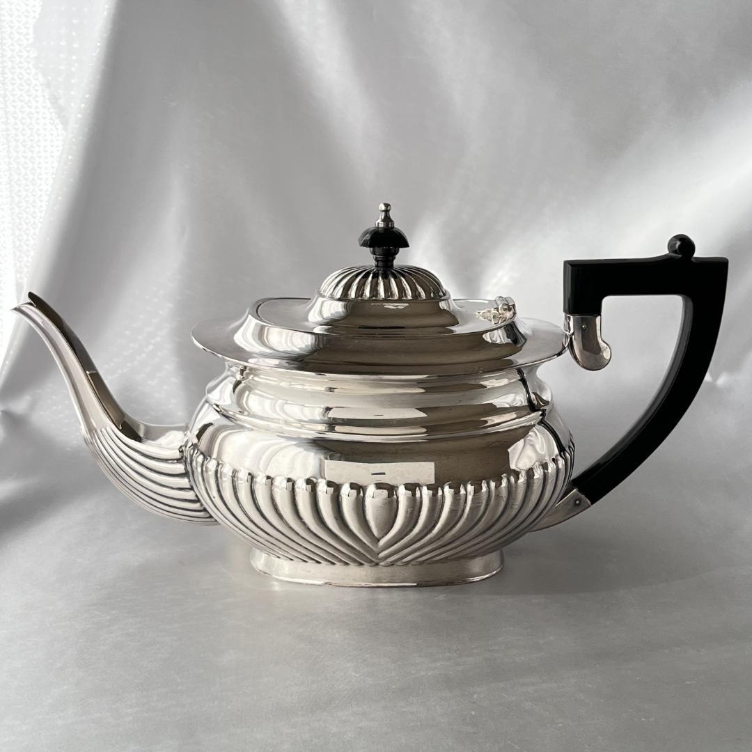 【J B Chatterley & Sons】 ハーフリブのティーセット 3点