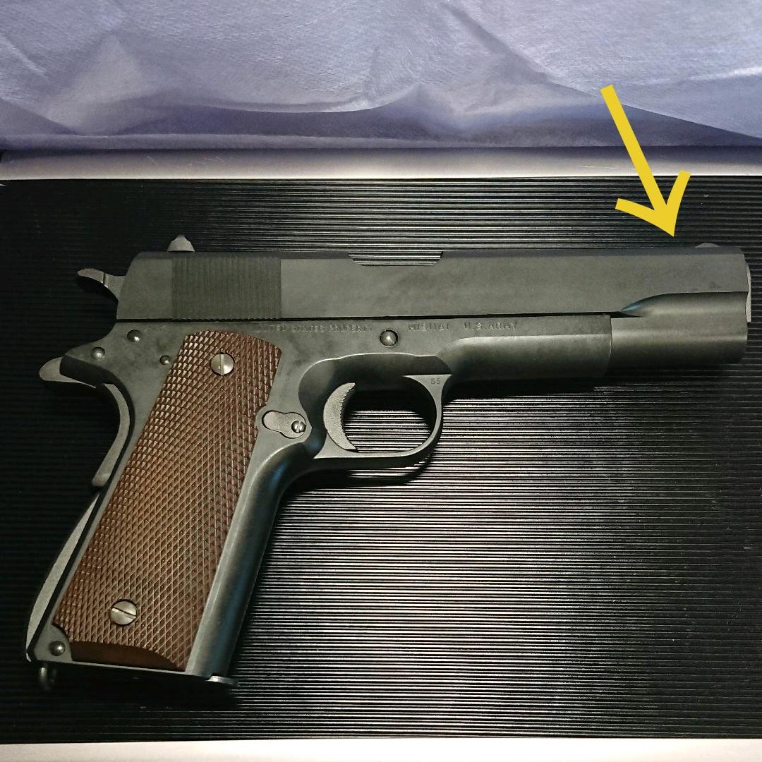 【SR】ウェスタンアームズ M1911A1 ミリタリー カーボンブラックHW