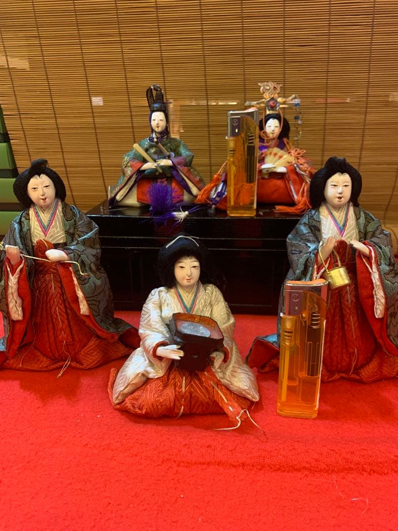 雛人形　お内裏様　アンティーク　蔵出し　大正　昭和初期