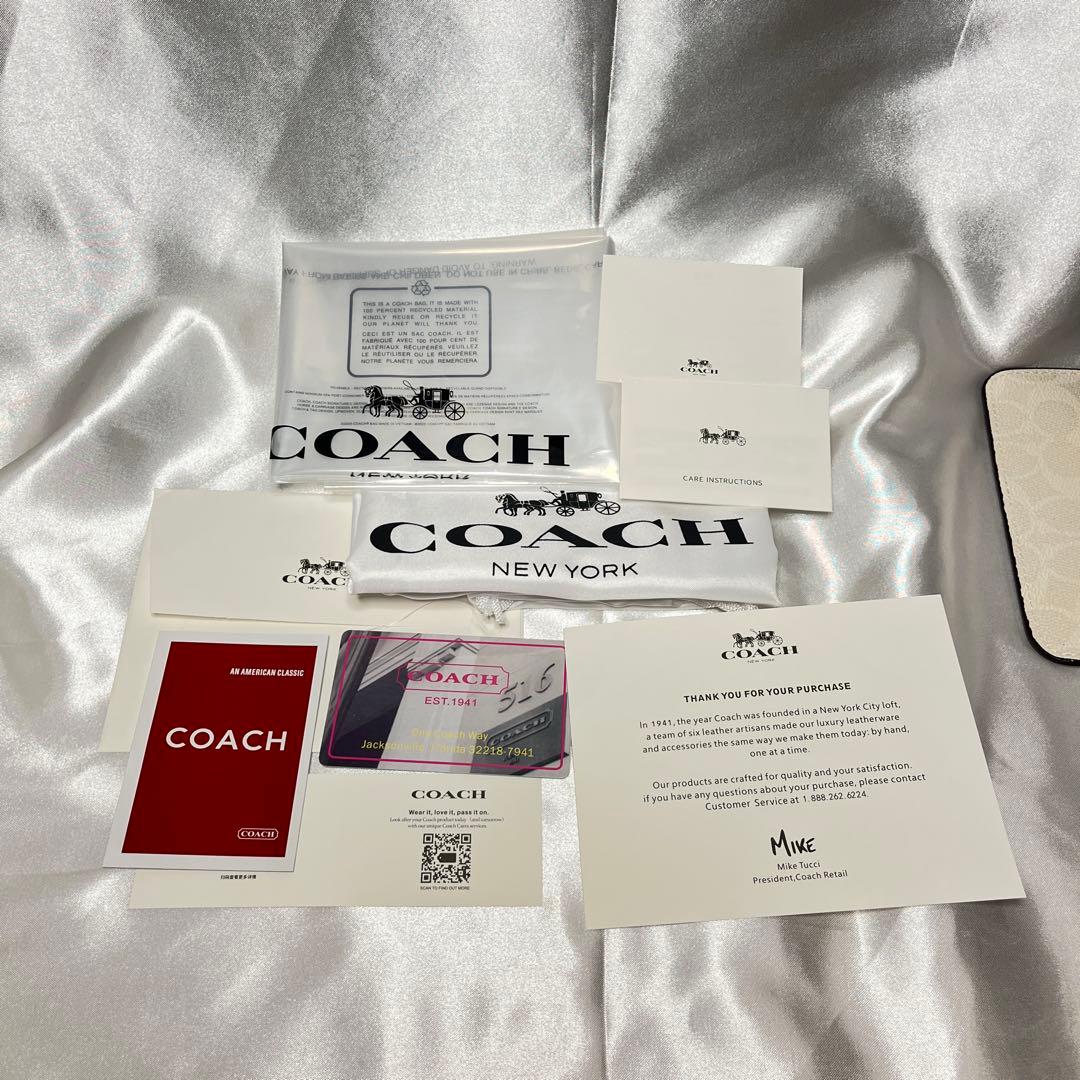 COACH コーチ ローアンバケットバッグ＋ハンドバッグ ホワイト ショルダー付