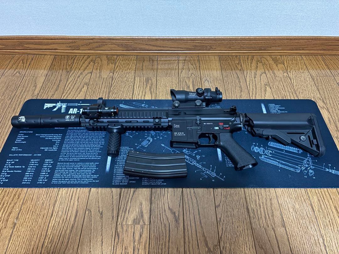BOLT DEVGRU HK416D 電動ガン フルセット サバゲー