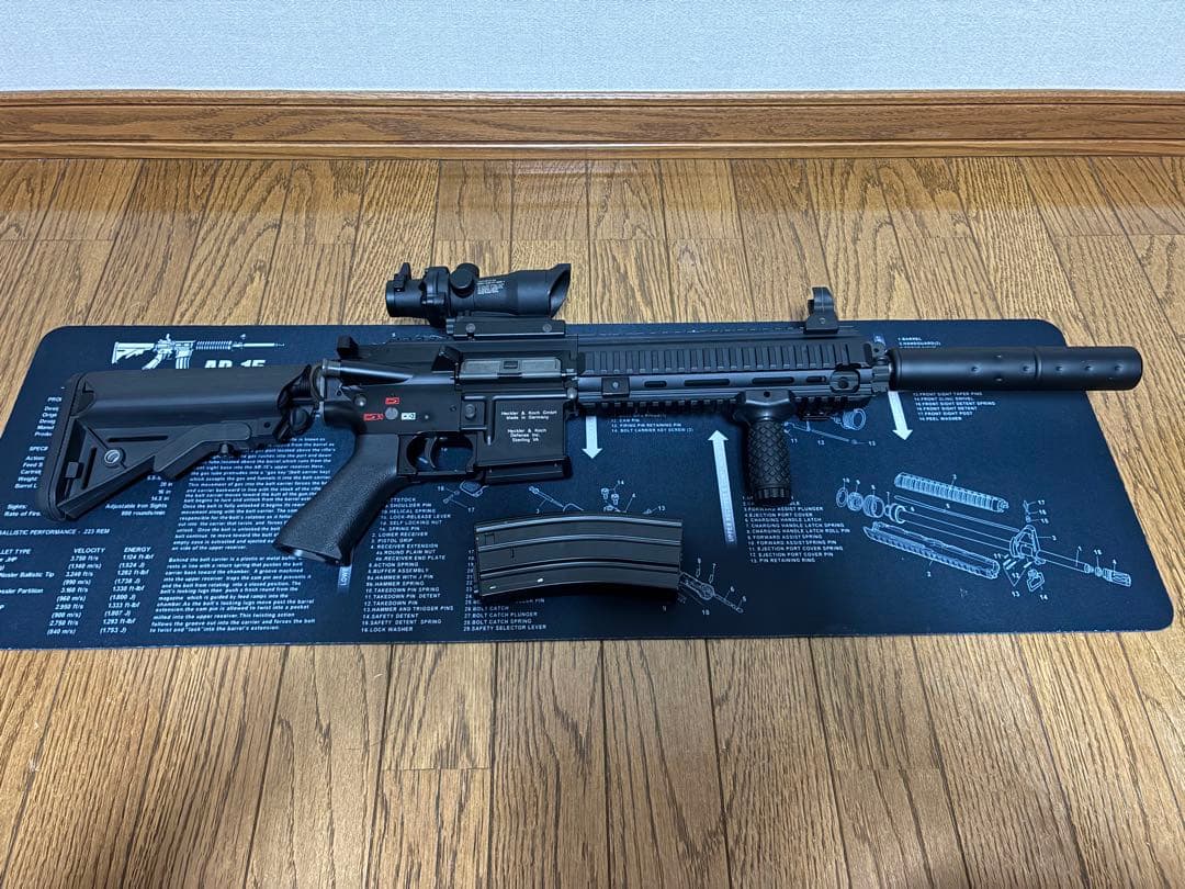BOLT DEVGRU HK416D 電動ガン フルセット サバゲー