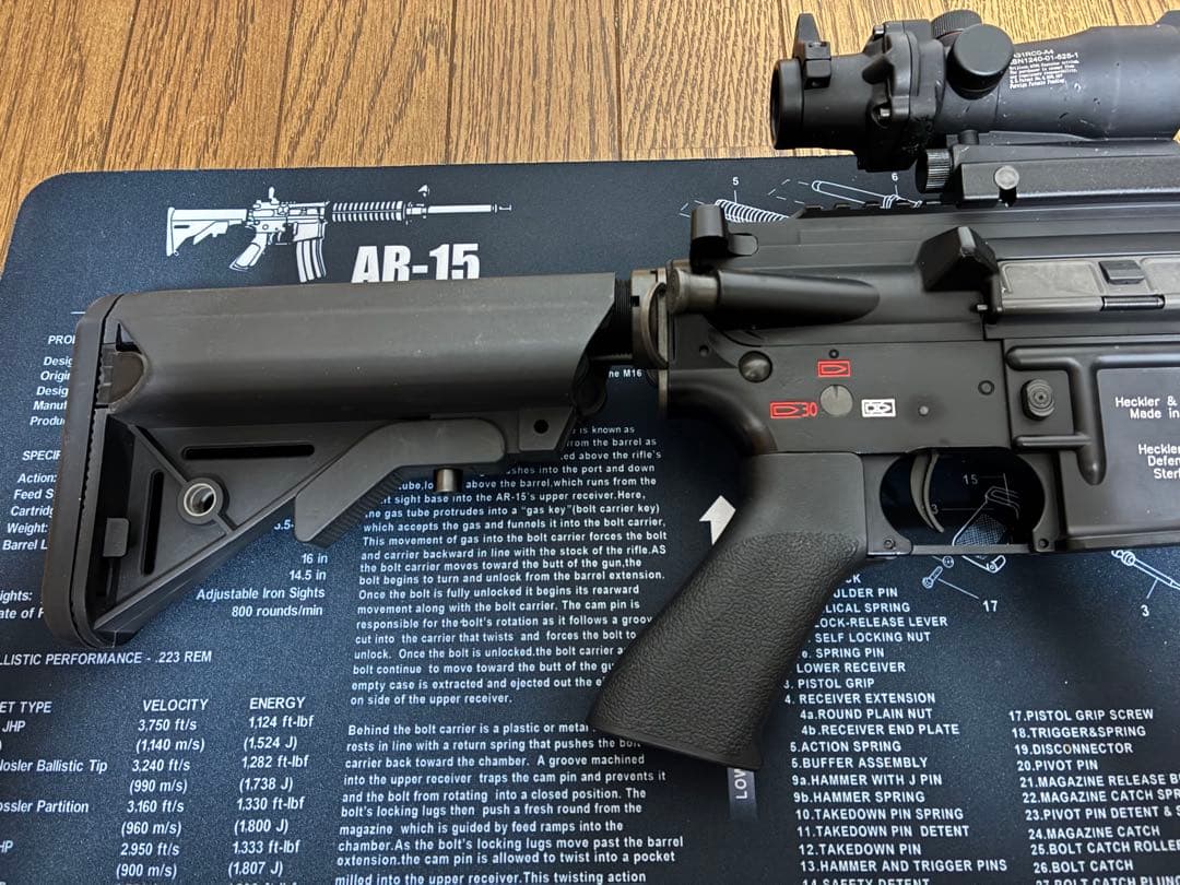 BOLT DEVGRU HK416D 電動ガン フルセット サバゲー