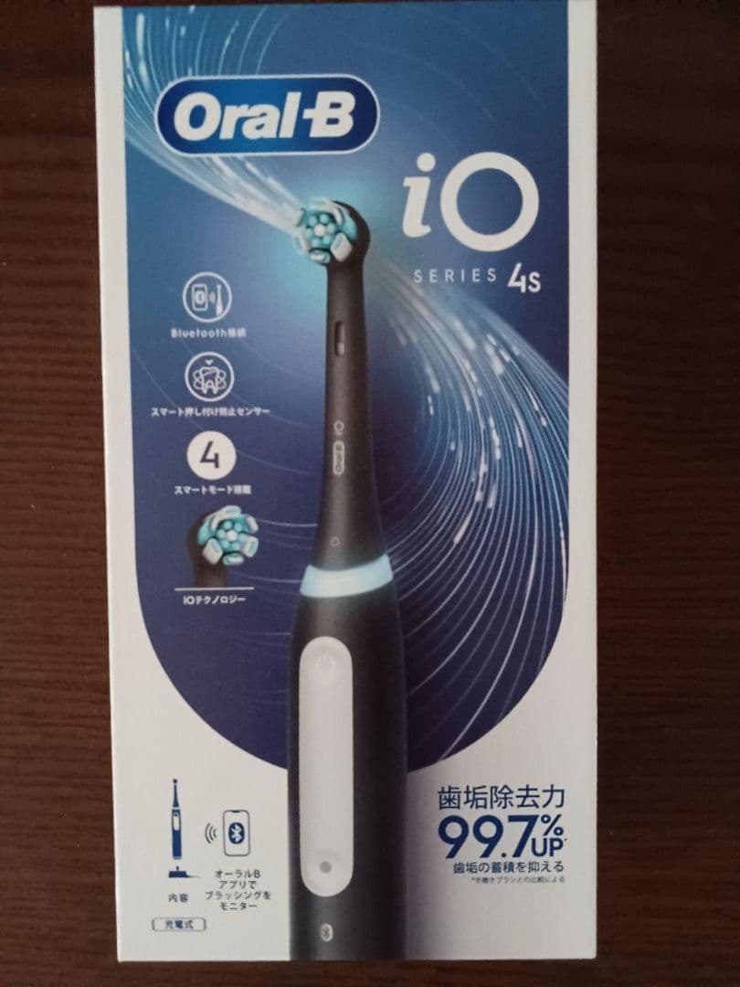 ブラウンオーラルB iO4S マットブラック 電動歯ブラシ iOG41B60BK