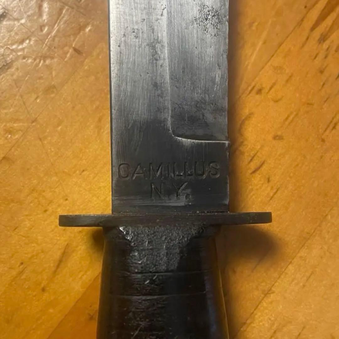 米海軍・カミラス社製USN Mark 1ナイフ／シース付き（良品）