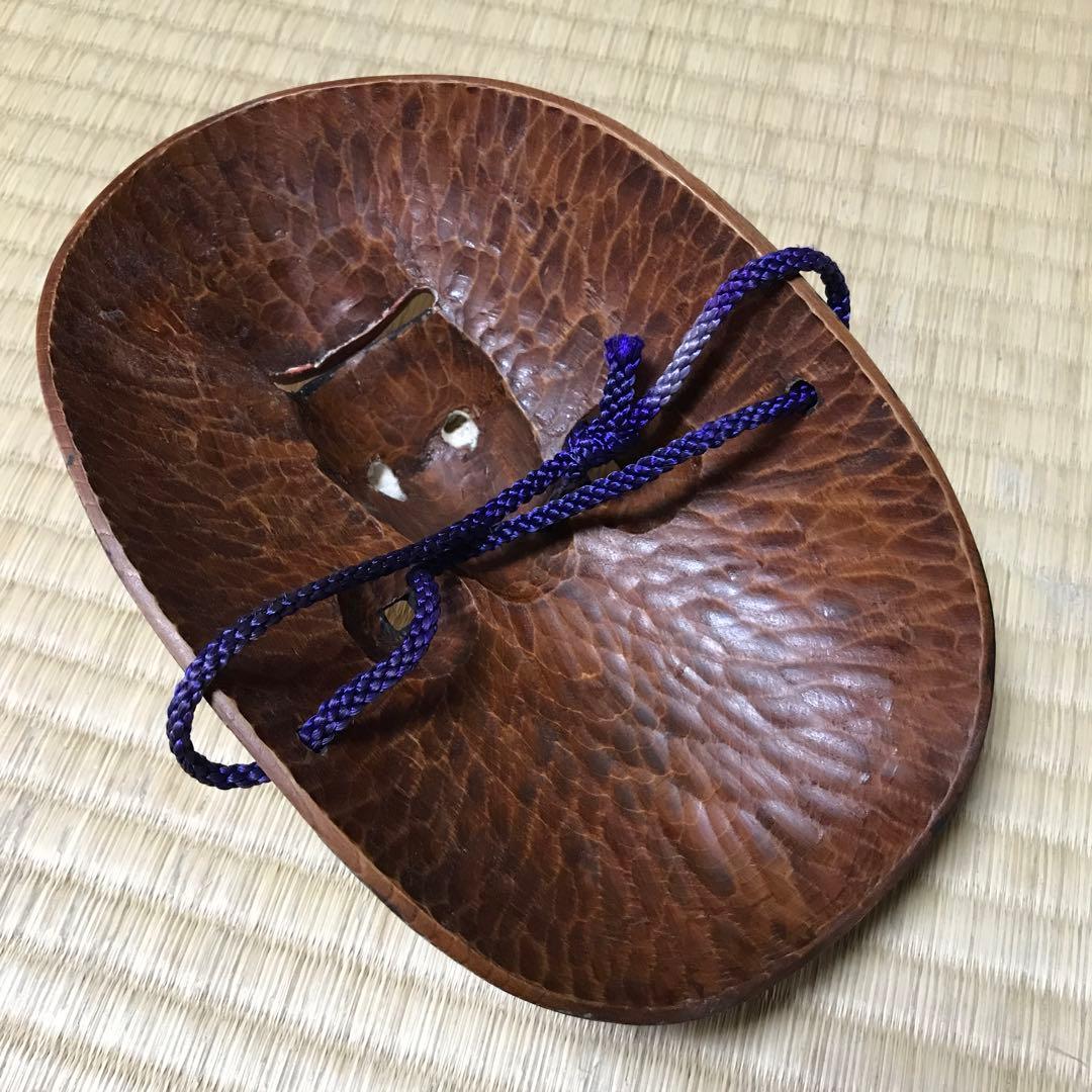 木製　能面　木彫　小面　笑顔 ②