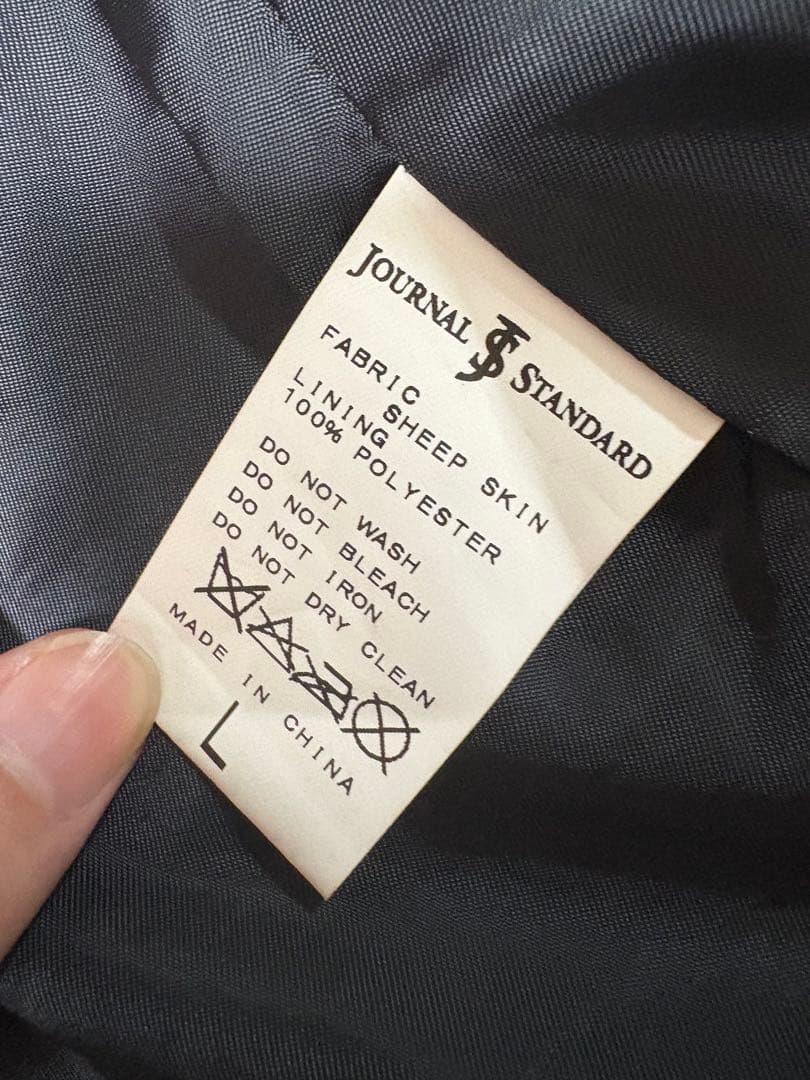 JOURNAL STANDARD シングルライダースジャケットシープスキン