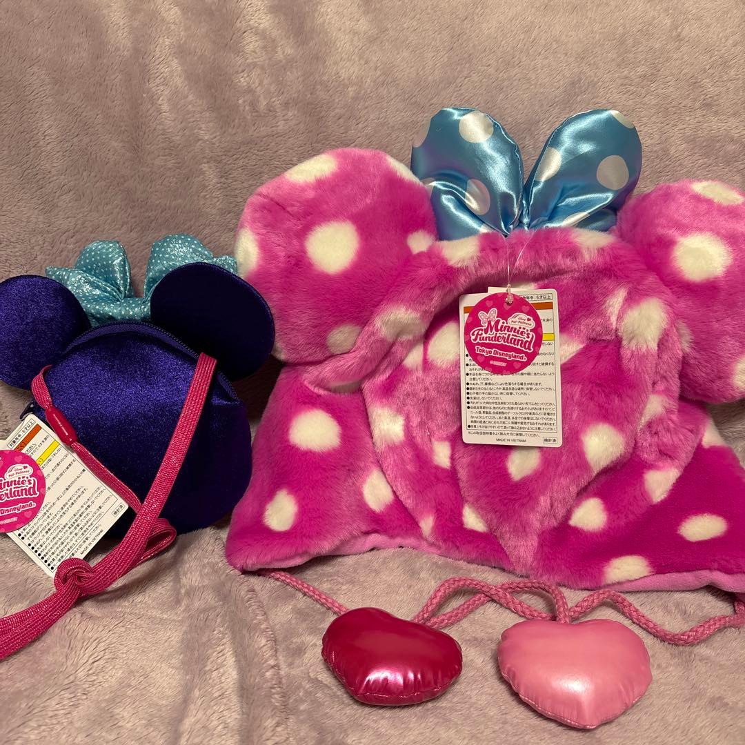 ミニーのファンダーランド　ミニパル　ファンキャップ　ショルダーバッグ　ディズニー