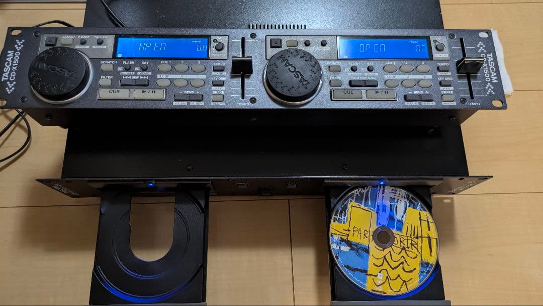 TASCAM CD-X1500 CDデュアルプレーヤー