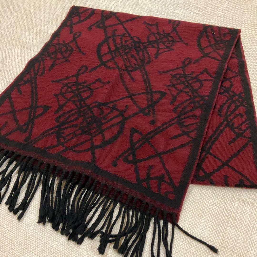 ヴィヴィアン マフラー リバーシブル 廃盤 希少 オーブ 美品