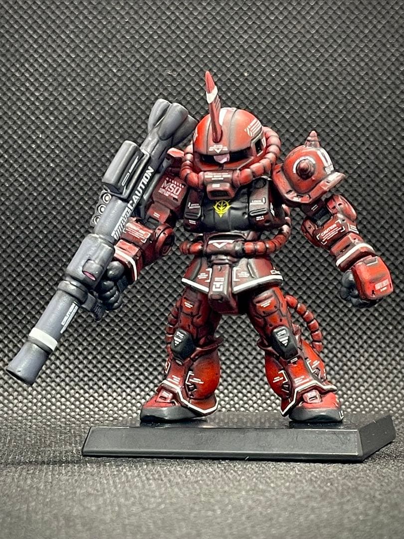 【送料無料】ガンダムコンバージ シャア専用ザクII オリジン版 リペイント