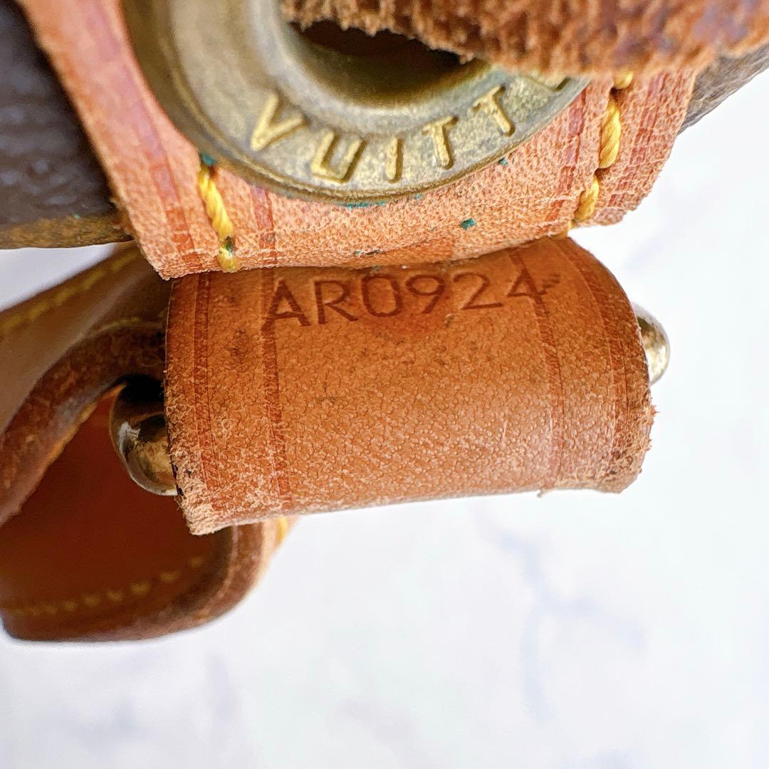 【希少】ルイヴィトン　モノグラム　巾着　ショルダーバッグ　ノエ ヌメ革