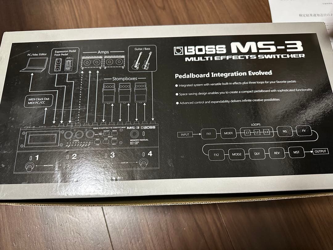 t*a様 BOSS MS-3 マルチエフェクトスイッチャー 箱&説明書付き