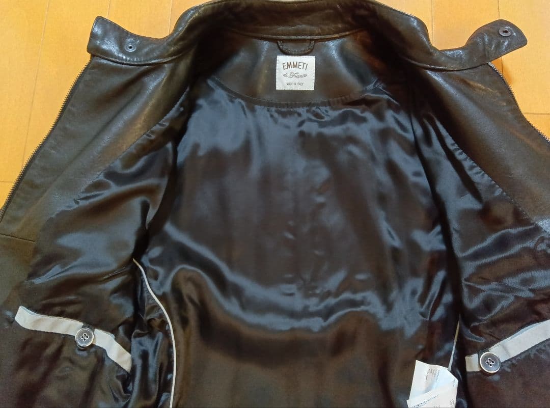 超美品EMMETIエンメティJURIユーリネロ黒ブラック44