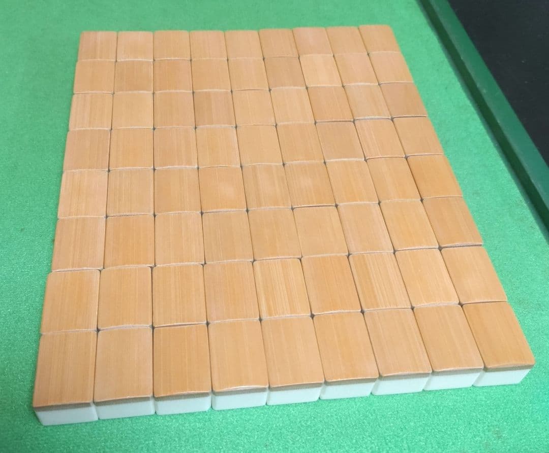 ★極上・美品★ ミズノ 丸一 竹製 麻雀牌