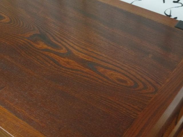 美品 最高峰 松本民芸家具 欅 無垢材 帖タンス（拭き漆仕上）定価約200万円