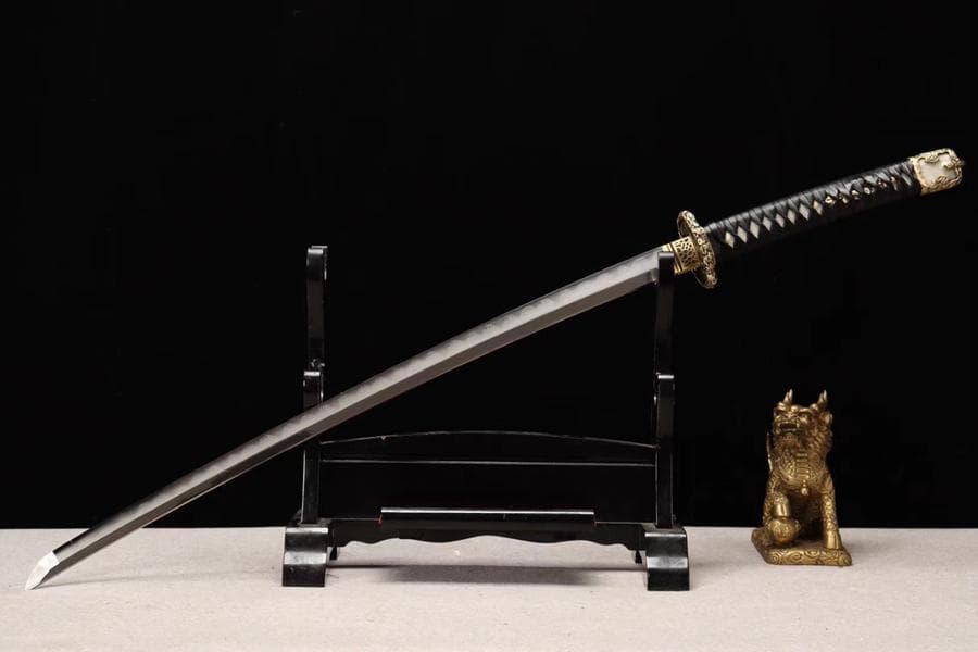 菊の太刀 日本刀 模造刀 居合刀 武士道 武蔵 鑑賞用 手鍛造打