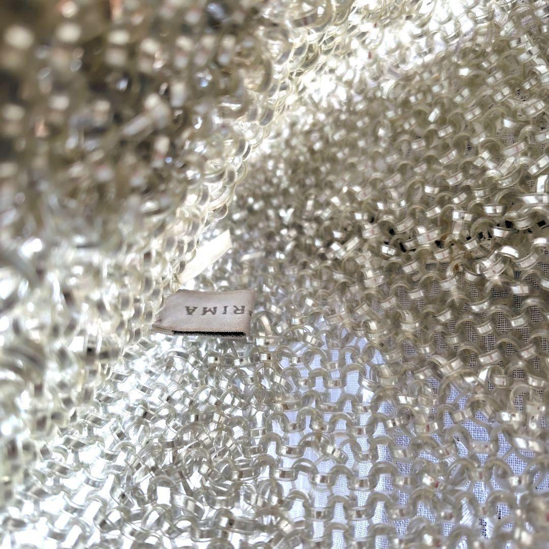 アンテプリマ　ワイヤーバッグミニ　フラワーモチーフ　（チェーン付）