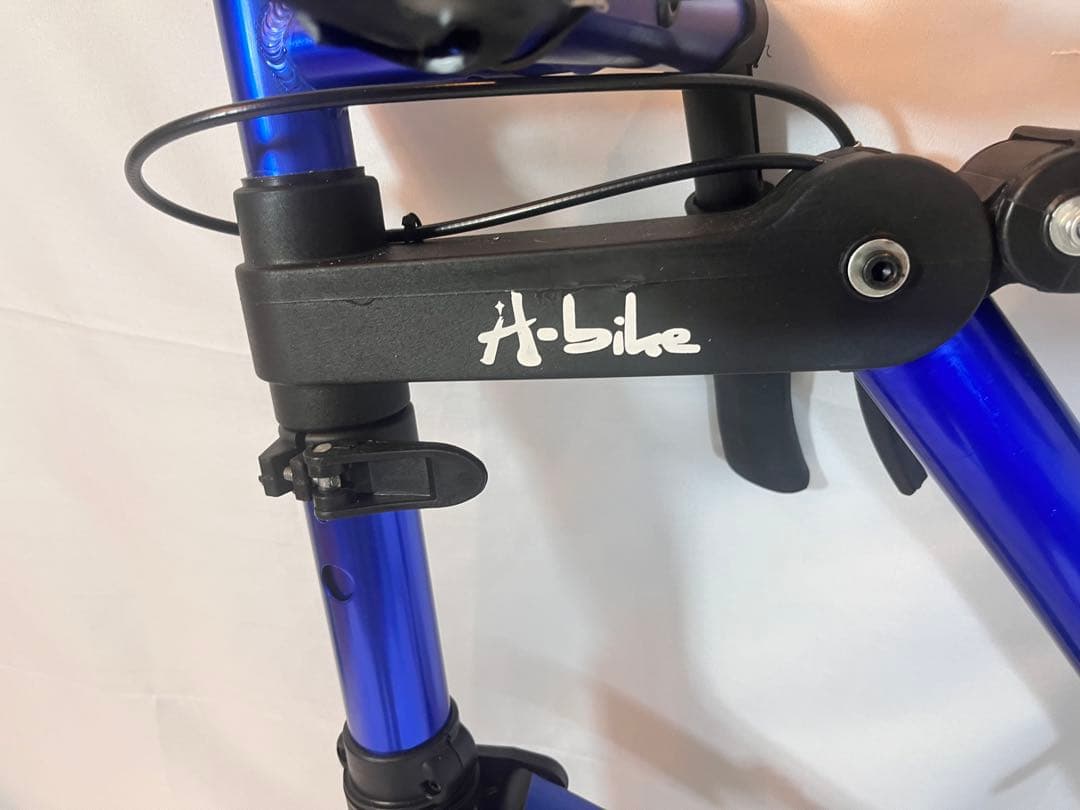 ④ A-bike 折りたたみ自転車 ミニベロ　青