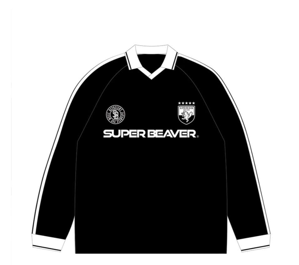 SUPER BEAVER サッカーシャツ　黒XL