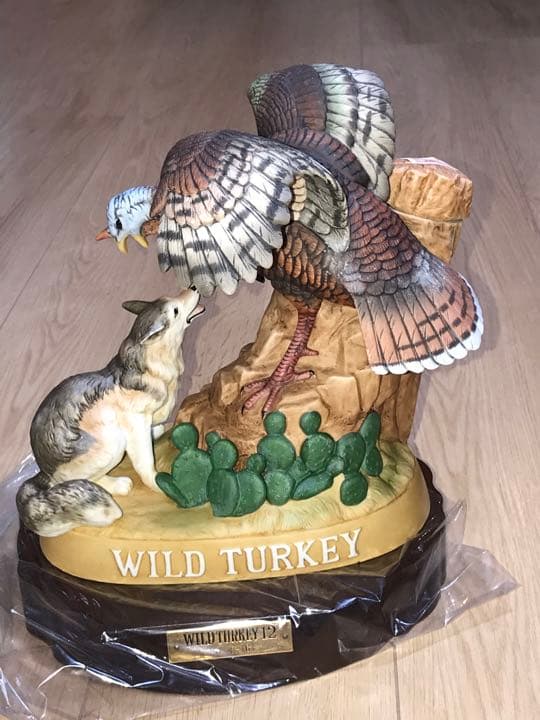 ワイルドターキー12年　セラミック陶器ボトル　希少激レア　新品未開封バーボン