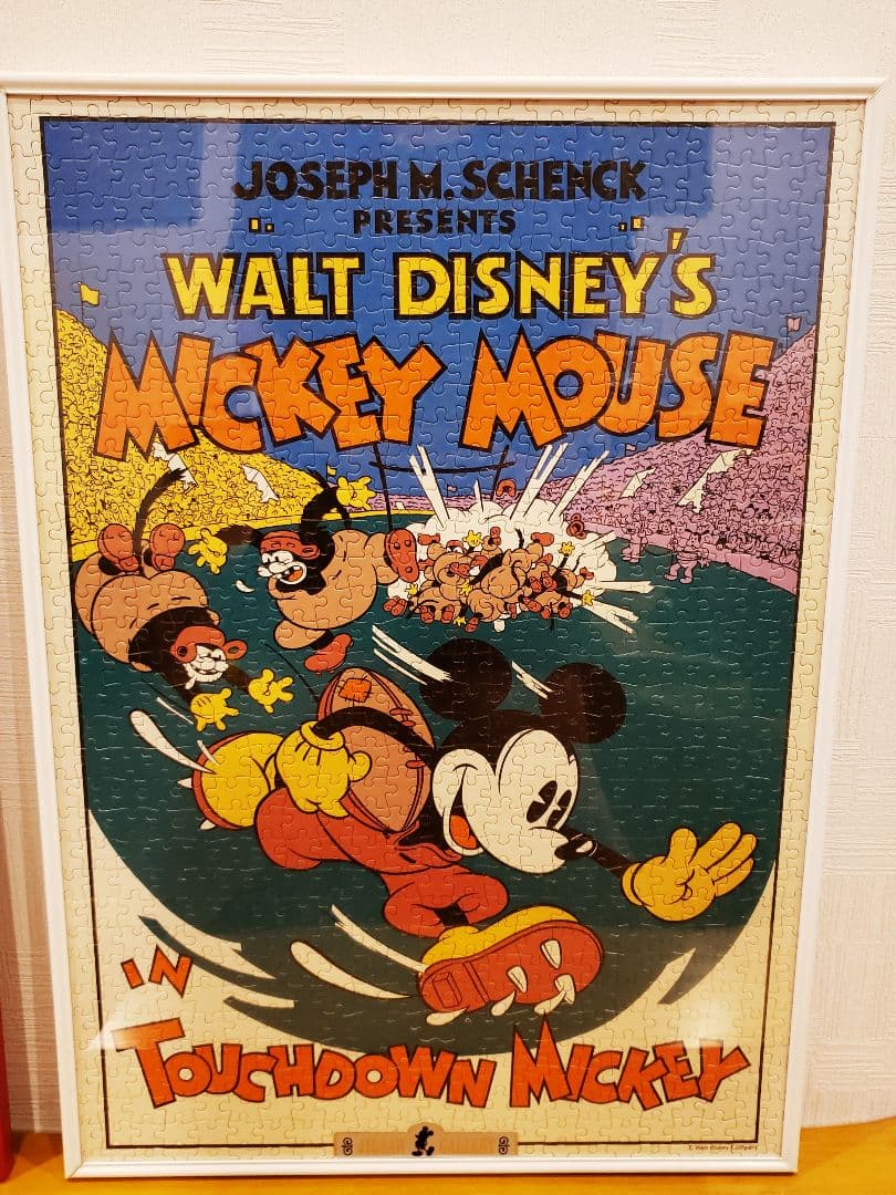 ディズニー　パズル　ミッキーマウス　ジグソーパズル　完成品　　セット　レア