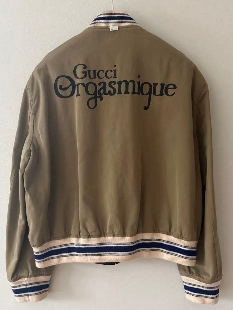 54サイズ：Gucci Orgasmique リバーシブル ボンバージャケット