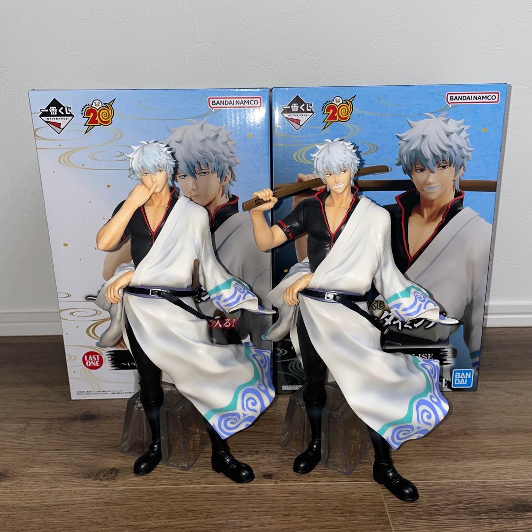 銀魂　一番くじ　A賞　ラストワン賞　坂田銀時　フィギュア　計2点