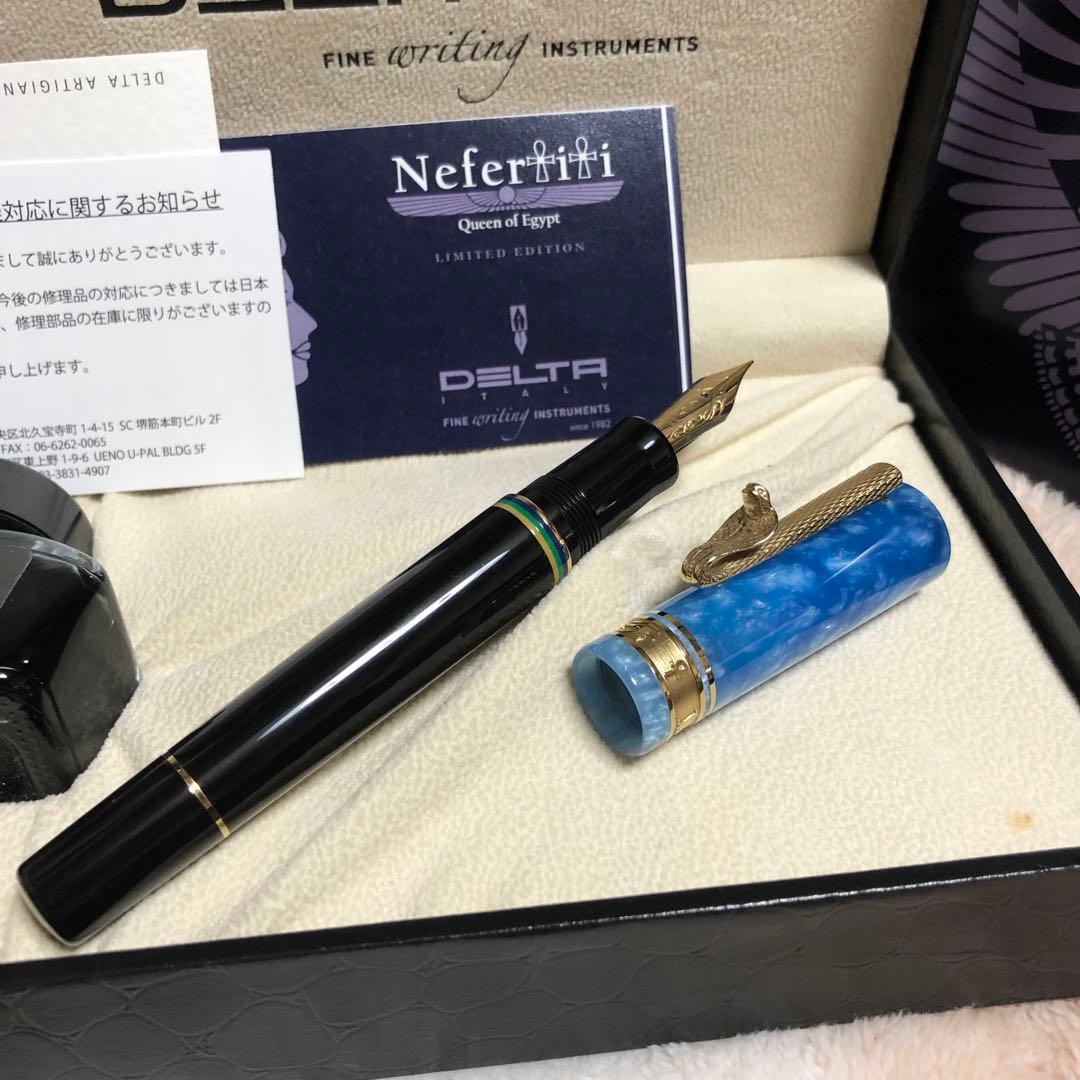 ☆新品 未使用 DELTA デルタ 万年筆 ネフェルティティ ニブF☆