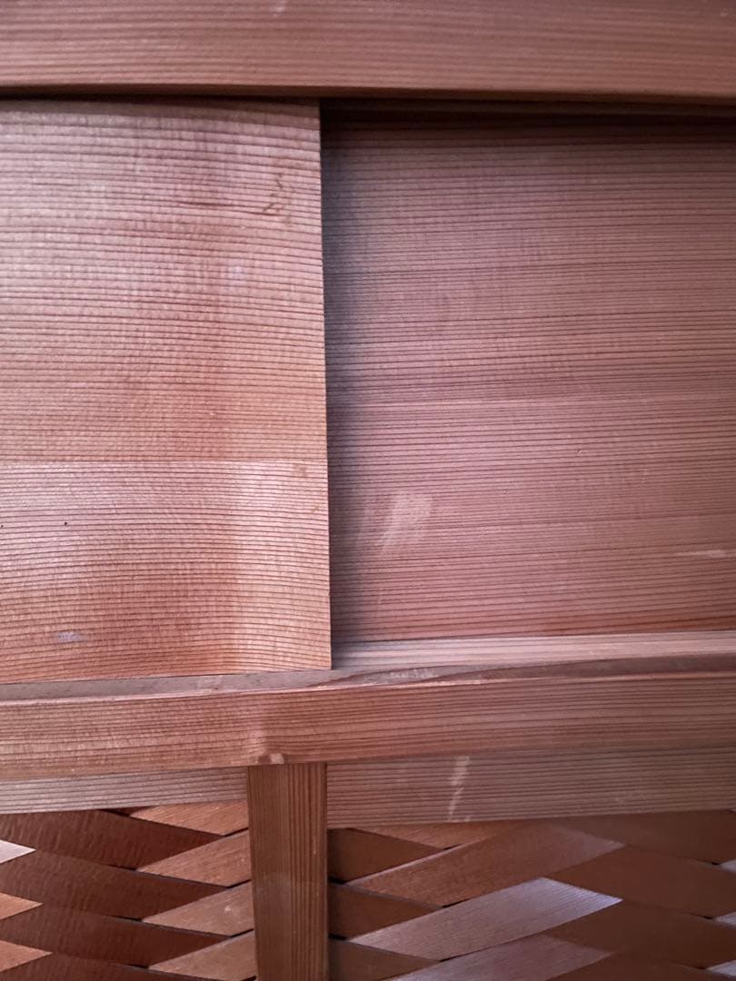 伝統工芸 茶道具　置水屋　水屋箪笥　網代引戸　茶箪笥