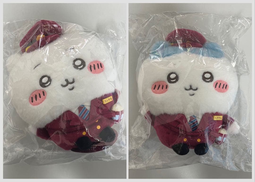 ちいかわ ハチワレ 阪急電車なほわほわぬいぐるみS 正規品