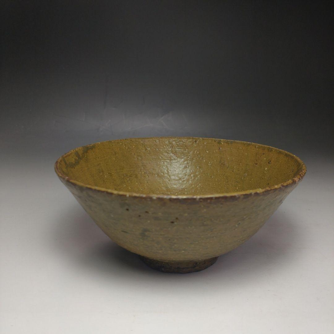 イ207 茶碗『陶元窯　朴富元作　高麗伊羅保』『大徳寺小堀卓巌　箱書　銘　吟風』