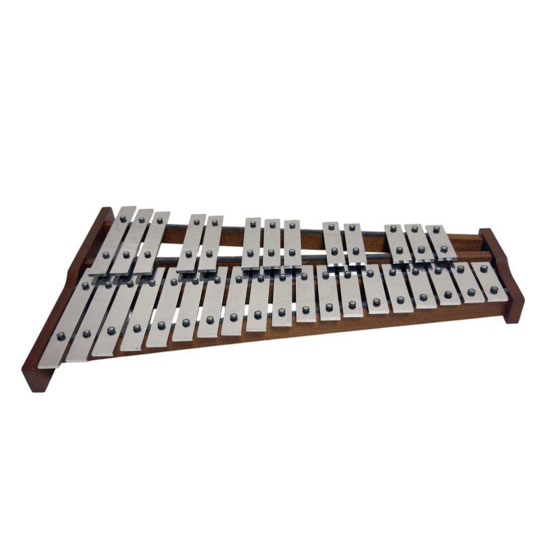 美品 Saito サイトウ グロッケン D-4 32音 鉄琴 打楽器　マレット付