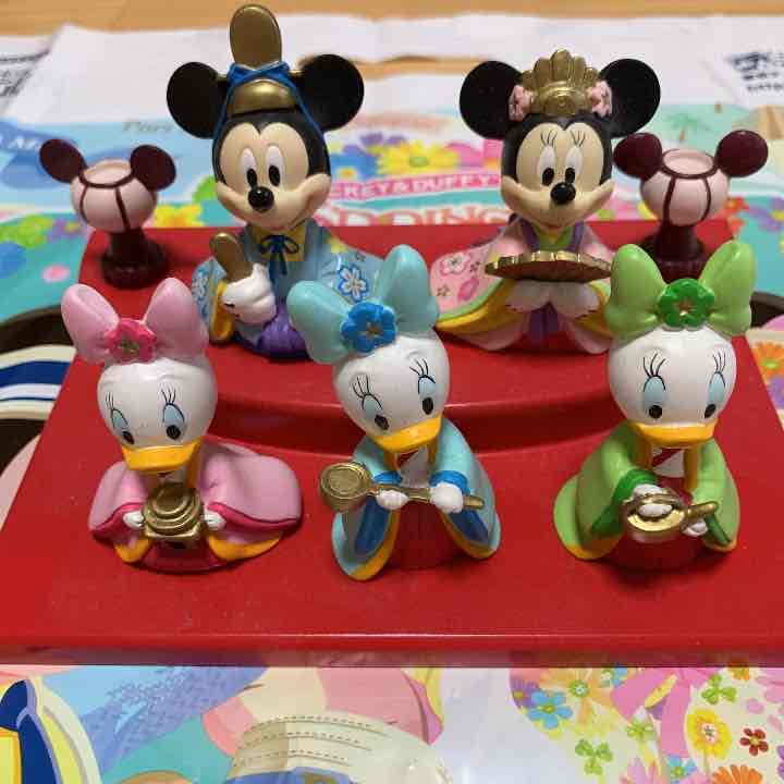 ディズニー ひなまつり 飾り物 置き物 ひな壇 ミッキー ミニー