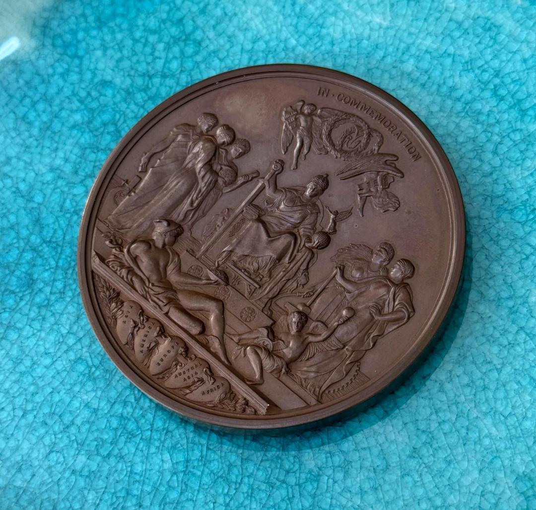 専用手配品　1887ヴィクトリア ゴールデン ジュビリー 大型 ブロンズ メダル