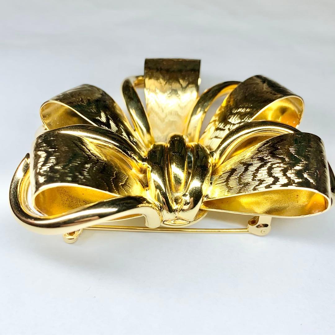 希少 Grosse DIPLOME D'HONNEUR ブローチ リボンフラワー