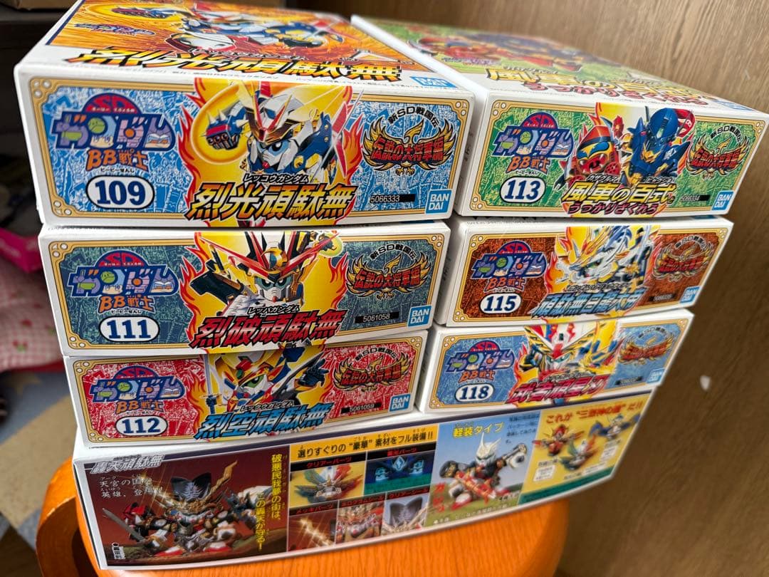SDガンダムBB戦士 伝説の大将軍　７点セット　烈光頑駄無　他