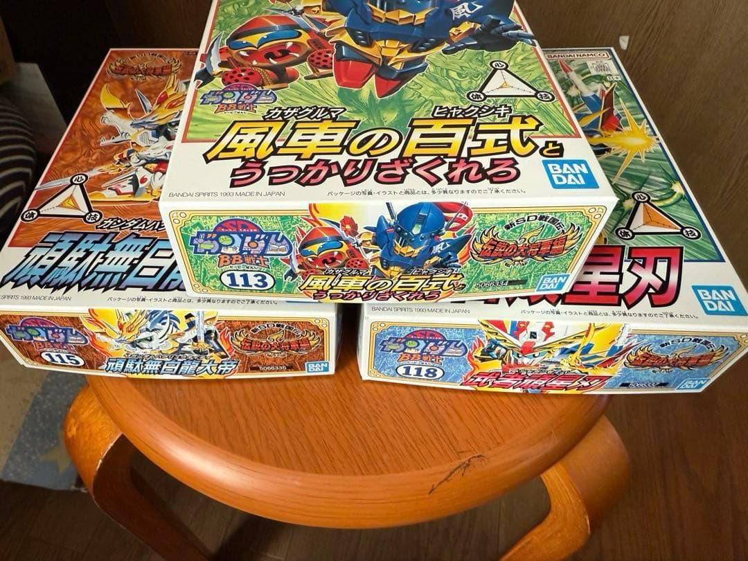 SDガンダムBB戦士 伝説の大将軍　７点セット　烈光頑駄無　他