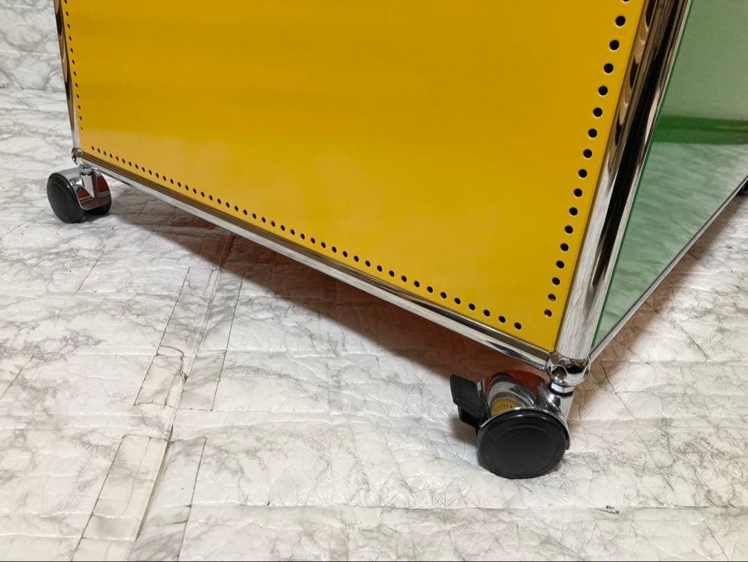 【希少 美品】USM ハラー ローボード マルチカラー キャスター付き 1段