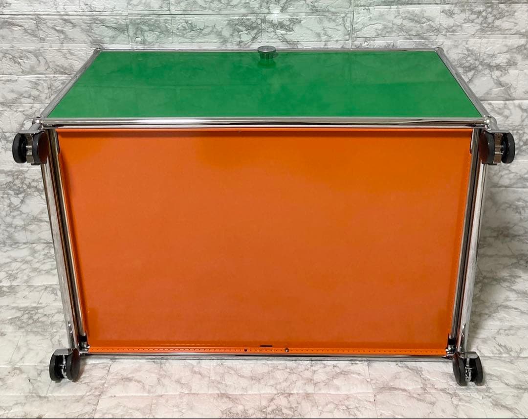 【希少 美品】USM ハラー ローボード マルチカラー キャスター付き 1段