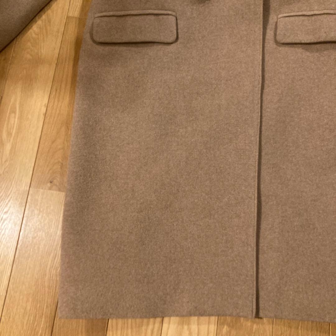 北欧暮らしの道具店　かろやかチェスターコート　　ブラウン