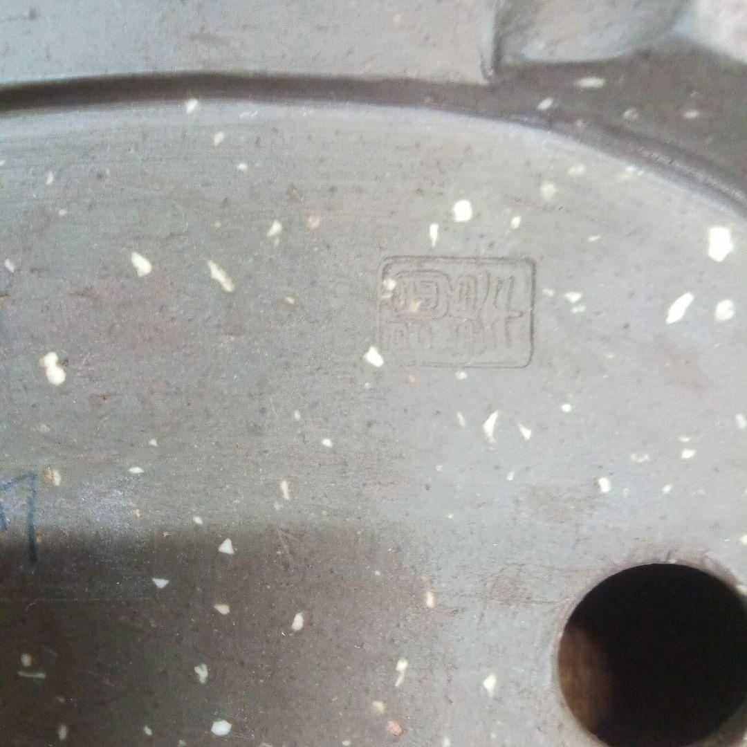 008.【烏泥】山水/楕円盆栽鉢/木箱付き