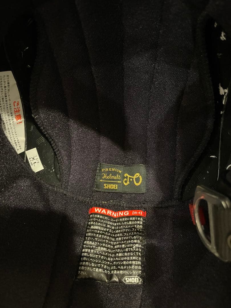 SHOEI ジェットヘルメット ホワイト・ブラック