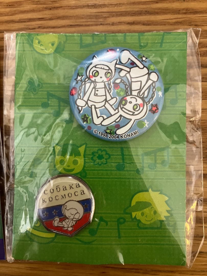 ポップンミュージック　缶バッジ＆ピンズ　６種