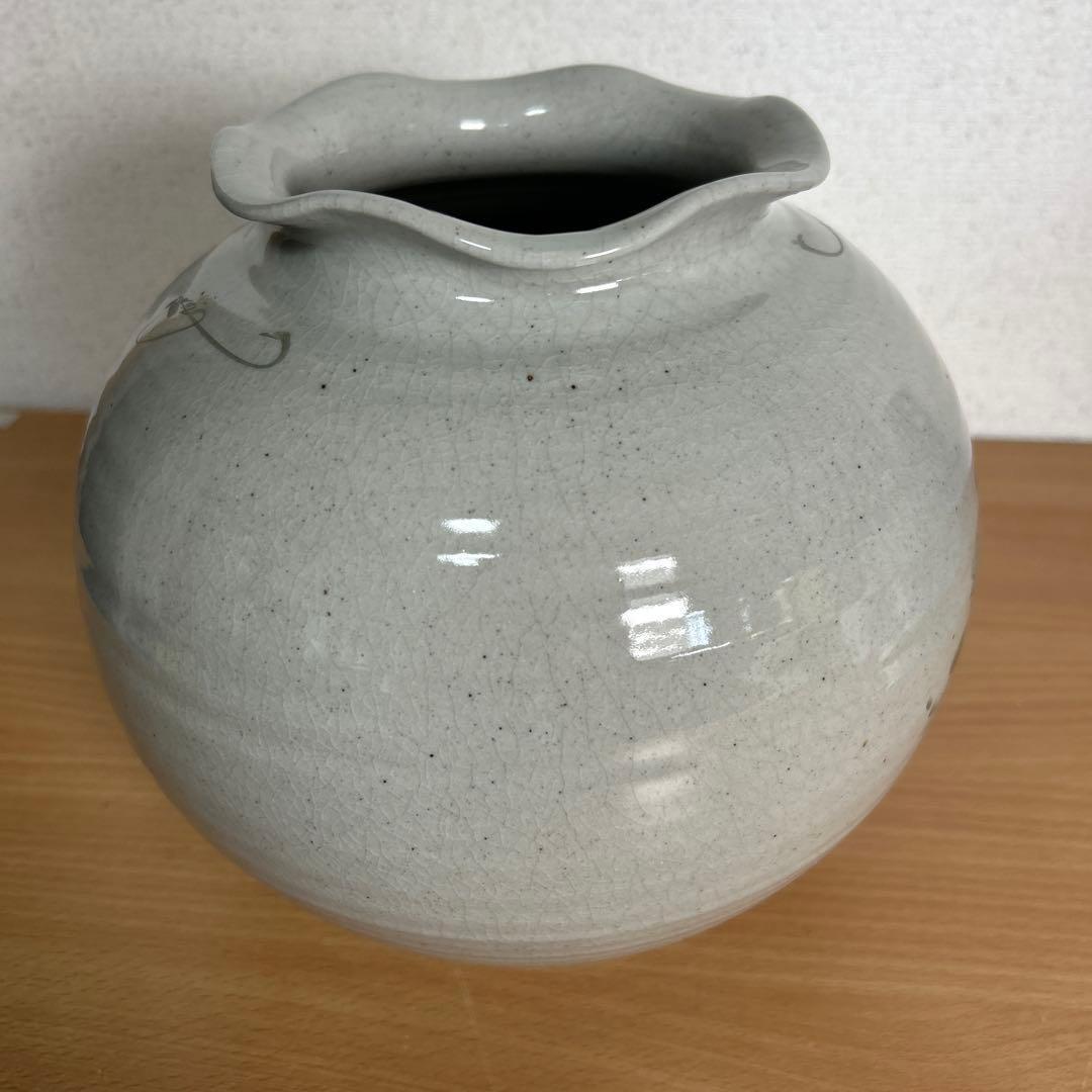 自宅保管品美品　中村陶志人　外志人氏作【九谷焼】伝統工芸 陶志窯 花瓶 花器