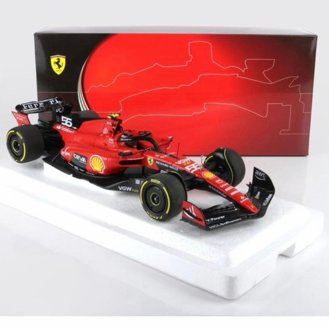 BBR 1/18 F1 フェラーリ　ベルギーGp 2023 C.サインツ
