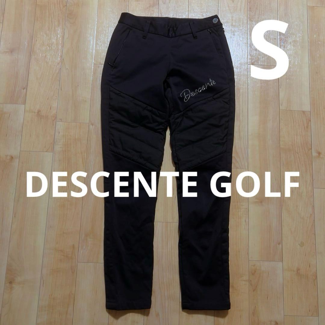 美品　デサントゴルフ　エアーポケットストレッチダウンパンツ　防風